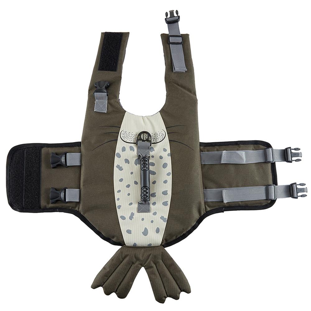 Haustier Hund Sommer Badeanzug Niedlichen Cartoon Stil Reflektierende Schwimmweste