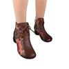 New Soft Leather Women's Cotton Shoes Autumn and Winter Martin Boots Piled Thick Heel Short Boots Soft-soled Shoes