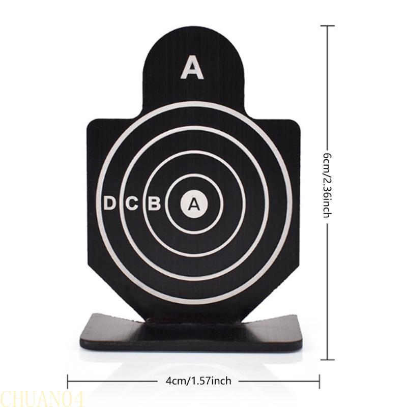A1A2 4Pcs Training Aluminum Alloy Targets Launchers Indoor Targets Plates Silhouettes Plate