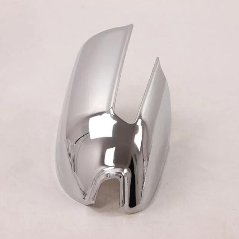 For Hyundai Kona 2018     Rearview Side Mirror Cover Wing Cap Exterior Door Rear View Case Trim Chrome Silver