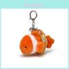 Swimming Rings Clownfish Turtles Seahorses Plush Keyring Decorations