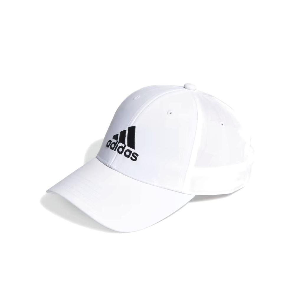 Adidas Embroidered Logo Recycled Polyester Twill Cap Unisex Hats White II3552