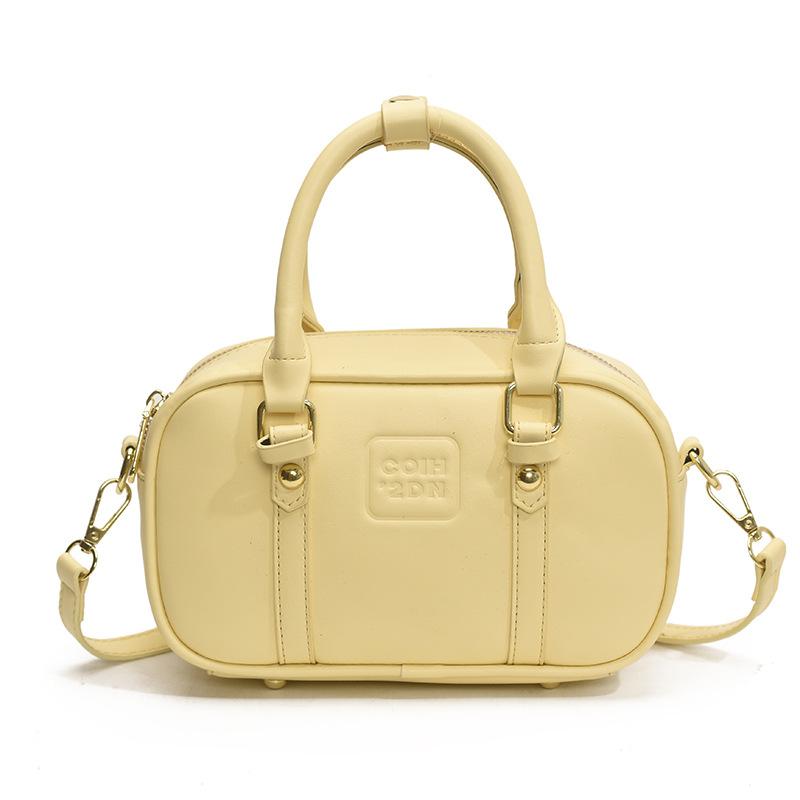 Korean version niche design fashionable versatile portable pillow bag women's 2025 summer new high-end Boston bag