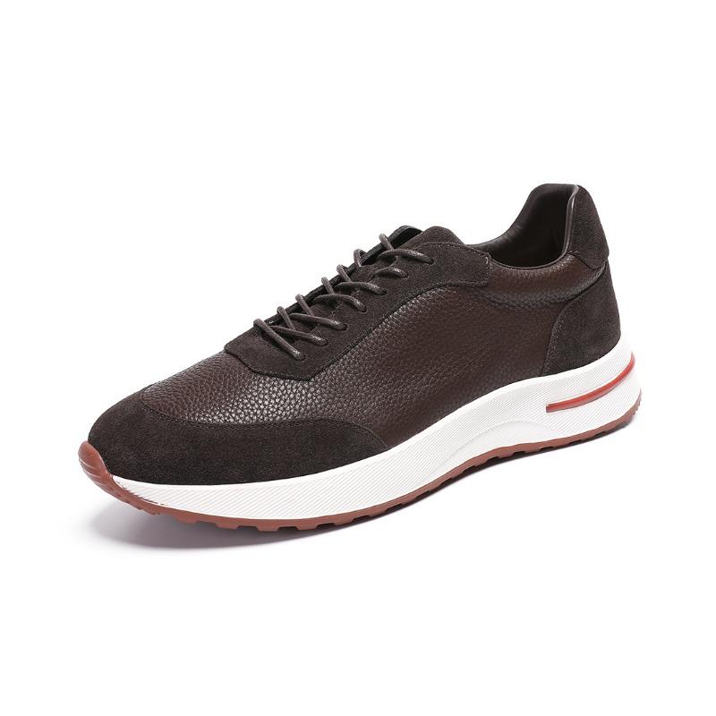Novedades de primavera y verano zapatos de cuero versátiles para hombre estilo business casual zapatos de cuero para hombre tendencia deportiva