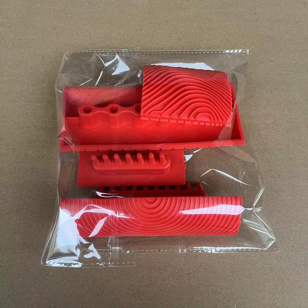 S/M-Type Wood Grain Tool Set: Sheet & Rubber Tools for Imitation Wall Art - Models MS3, MS6, MS21