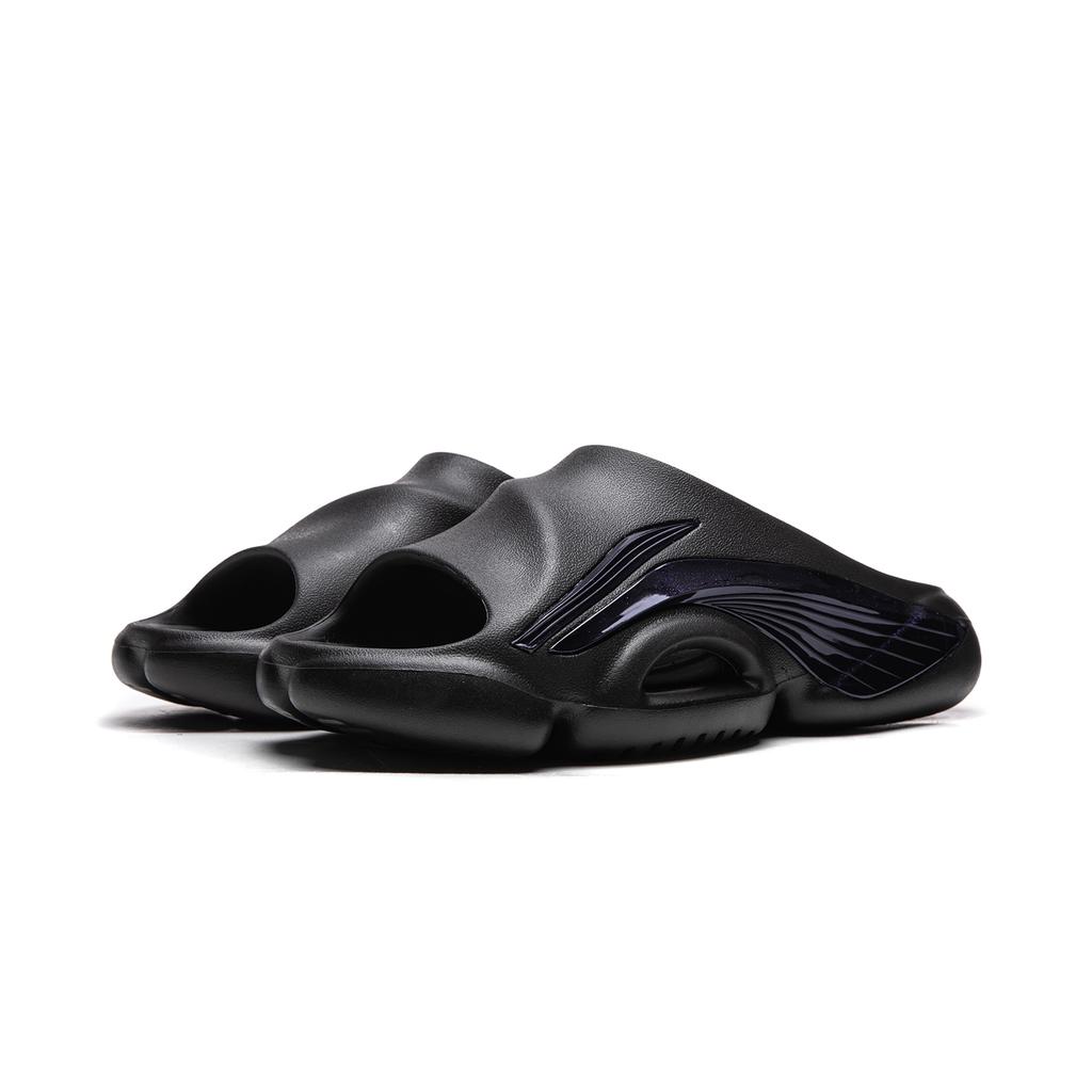 Li Ning Badfive Slide Lässig Bequem Trendig Dicke Sohle Höhensteigernd Rutschfest Verschleißfest Atmungsaktiv Leichtgewicht Badeschuhe ABTW001-4