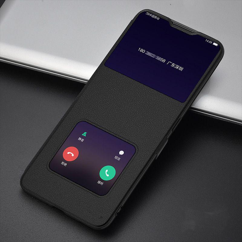 For OPPO Find X8 Pro Case Luxury PU Leather View Window Magnetic Flip Case For OPPO Find X8 Phone Case Find X8Pro Fundas OPPO Find X8 Pro чёрный
