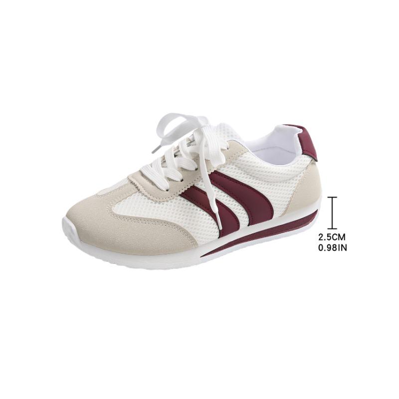 Fashion Women's Sneakers 2025 Spring/autumn Casual Platform Sneakers Female New Striped Casual Comfortable Vulcanized Shoes