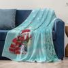 Tuniu Christmas Themed Blanket for Sofa Bed Living Room Bedroom Winter Gift Soft Warm Cozy Fleece Blanket
