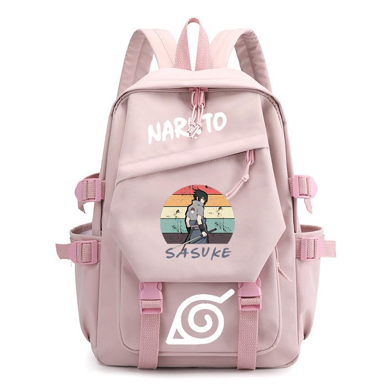 Animation peripheral junior high school backpack cross-border new large-capacity backpack computer bag
