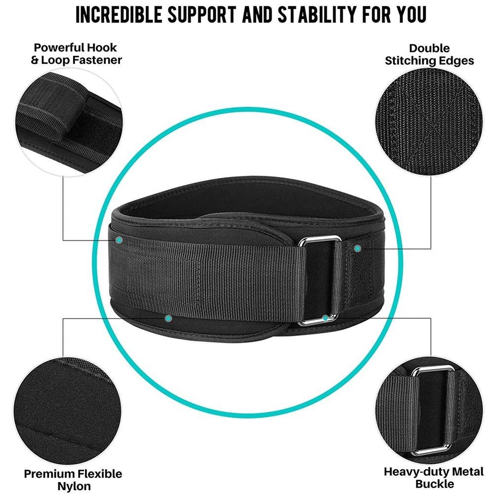 Weight Lifting Belt for Fitness, Weight Lifting, Deadlift Training Belt, Lifting Support for Men and Women