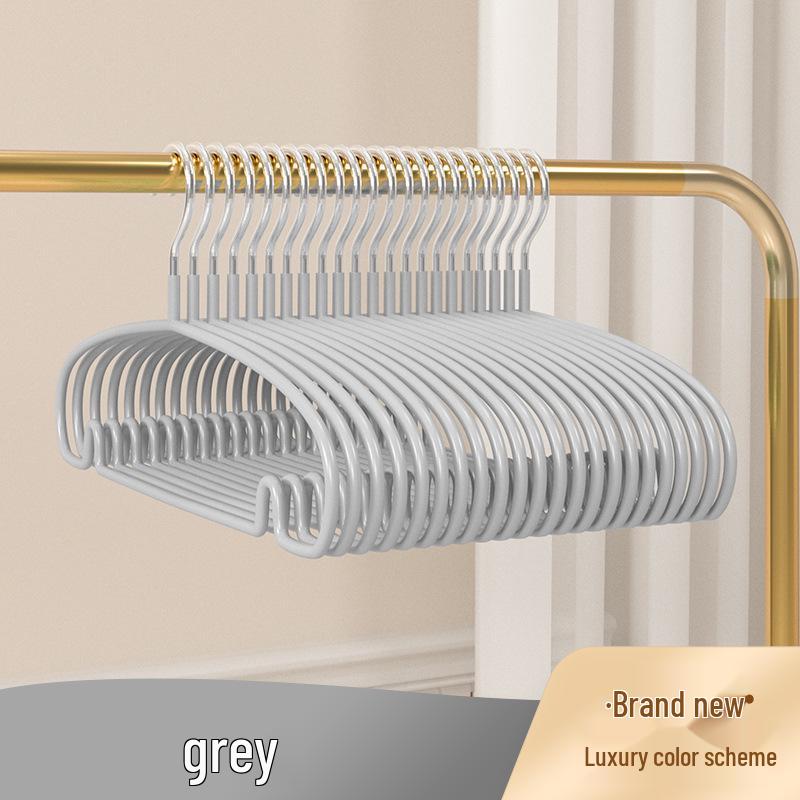 Dip-Coated Non-Slip Clothes Hanger - Traceless, Thickened Version for Dormitory & Household Use