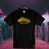 Jackson Guitars Gold Fonts Logo T Shirt Vintage Graphic Top For Everyday Wear Stylish Breathable Fashion Versatile