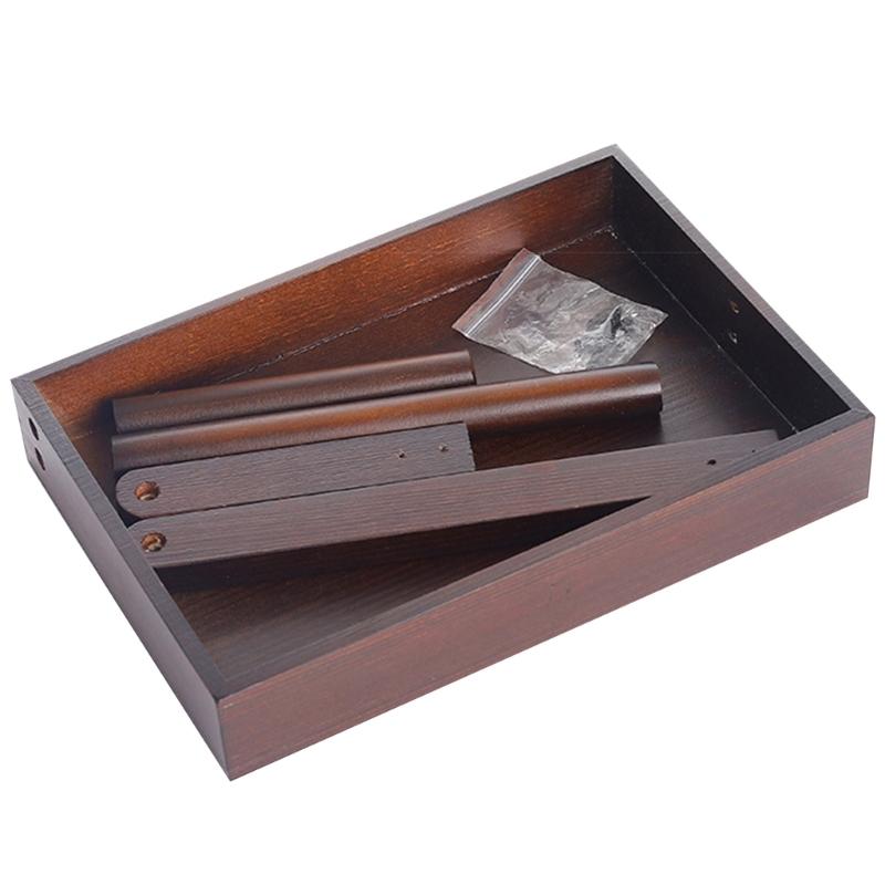 Multifuntional Wood Bracelet Display Stand Necklace Display Holder Necklace Stand Bracelet Organizer Wood Texture