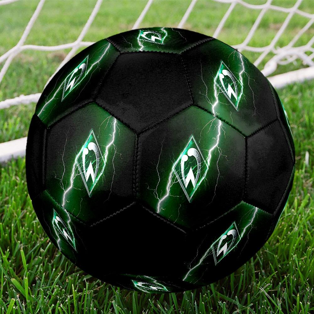 SV Werder Bremen Soccer Ball Size 5 Colorful Machine Stitched PVC Competition Ready Durable High-Bounce