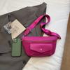 Black Waist Bag Fashion Pu Leather Fanny Pack Women's Purse Casual Large Phone Belt Bag Multi Zipper Pocket Travel Crossbody Bag