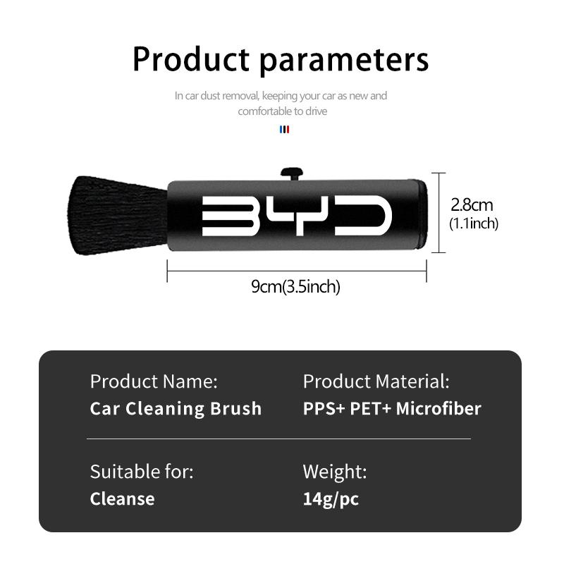 Car Retractable Cleaning Brush Air Conditioner Computer Cleaning Brush For BYD Atto F0 G3 I3 Ea1 F3 E6 Yuan Plus Song Max Tang
