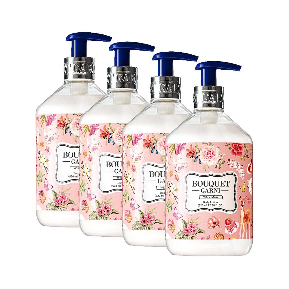 

Bouquet Garni Deep Perfume Body Lotion White Musk Scent 520ml x4