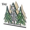 Wooden Napkin Dispenser for Kitchen Christmas Theme Holder, Decorative Holiday Paper Towel Stand, Gift Her HD UV Printing Organizer Dining Table