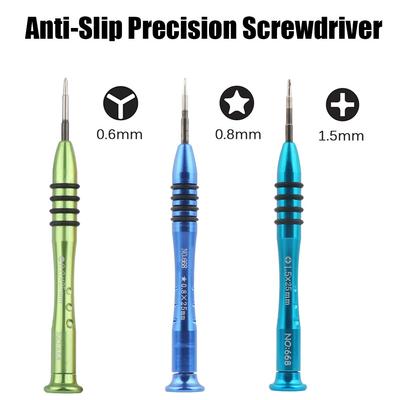 Wkrętak 1,5 mm PH000 Phillips 0,8 mm P2 Pentalobe 0,6 mm Y000 Tri-point do iPhone 7 8 Plus X XS 11 12 13 Pro Zestaw narzędzi naprawczych