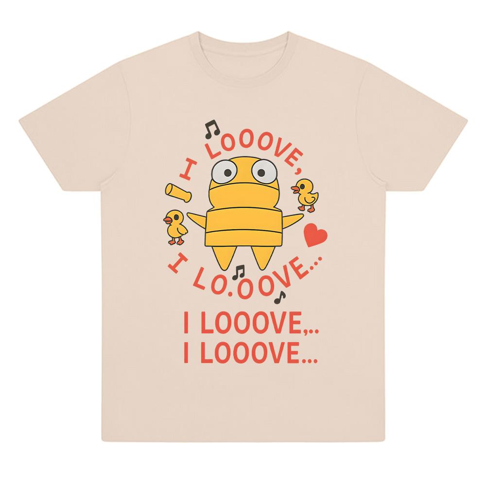 I Love R.E.P.O. Game T Shirts Unisex Trend Tee  Cotton Crewneck Funny Y2k Clothing Women Men Comfort Tops