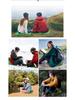 Portable Inflatable Half-Body Seat Cushion - Foldable Comfort for Office, Camping & Hiking