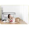 Travel Cot 125 X 65 X 78 Cm Rk-240 Gray-Lavender