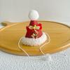 Knitted Yarn Christmas Pet Hat Soft Pompon Yarn Kitten Headwear  Winter Gathering