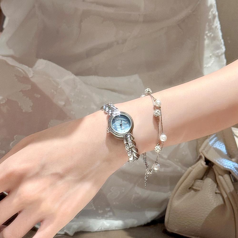 GEDI Watch Quartz Bracelet Women Wristwatches Fashion Casual Simple Women's Silver Watches Temperament Elegant Watch Gifts