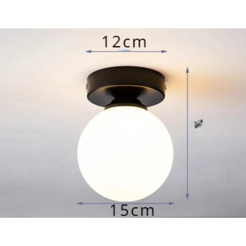 Modern Simple Porch Light Stair Hallway Light Ball Glass Modern Balcony Ceiling Light Led Lights for Room  Lamps for Living Room