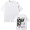 Heißer Verkauf Singer Tate Mcrae The Think Later Tour T-Shirt Unisex Mode Hip Hop Streetwear Top Gothic Baumwolle Oversized T-Shirt
