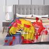 Candy Candy Anime Cartoon Fuzzy Blanket  Awesome Throw Blankets for Home 150*125cm Bedspread