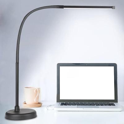 Lampe de bureau réglable à haute luminosité avec bras long pour la protection des yeux - Idéale pour étudier, jouer du piano, se faire belle, se faire une manucure ou un tatouage.