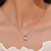 2025 High-End Women's Versatile Round Square Necklace - Luxury Niche Design