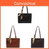 Street Style Large Tote Bag With Inner Pouch And Zipper For Daily Office Carry