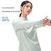 Women's Quick-Dry Long Sleeve Stand Collar T-Shirt