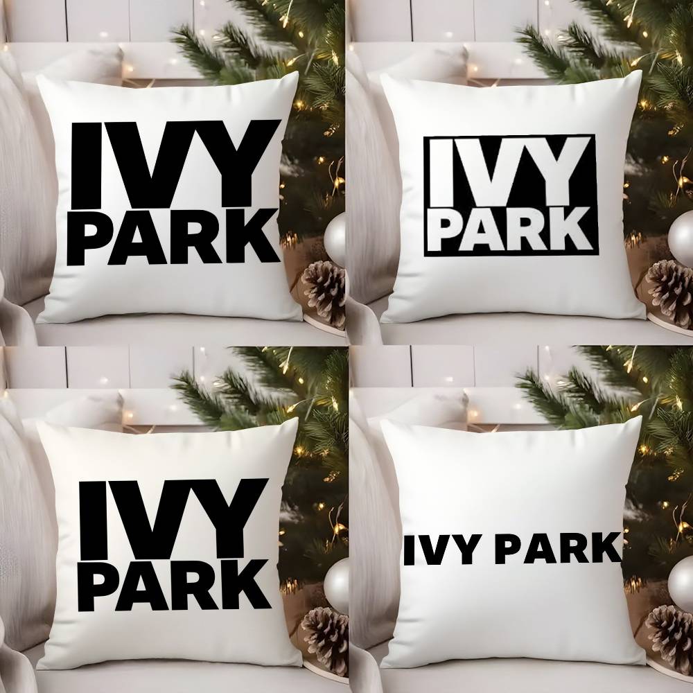 Brand I-Ivy P-Park Pillow Case Sofa Living Room Bedroom Double-sided Printing Square Cushion Nap Time Cushion Cover