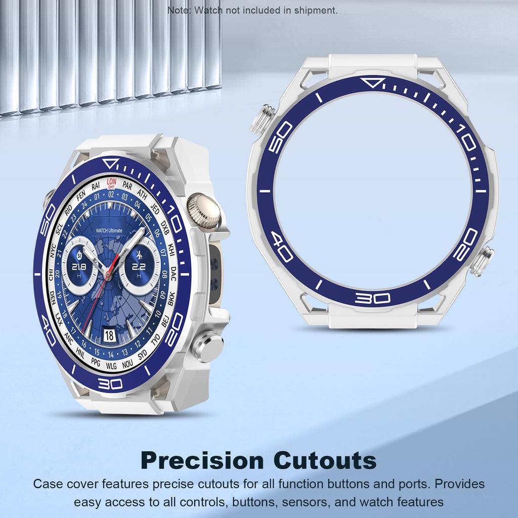Schutzhüllen für Huawei Watch 5 46mm PC-Abdeckung Hülle Schutzhülle Hartes Stoßfängergehäuse Uhrenzubehör Schutzhautschale