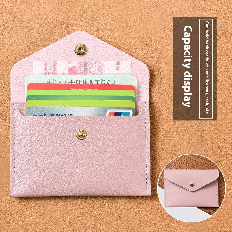 

Ultra-thin Card Bag, Women s Small Mini Keychain, Integrated Change Bag, Simple ID Card Cover, Multi-functional Business Card Holder.