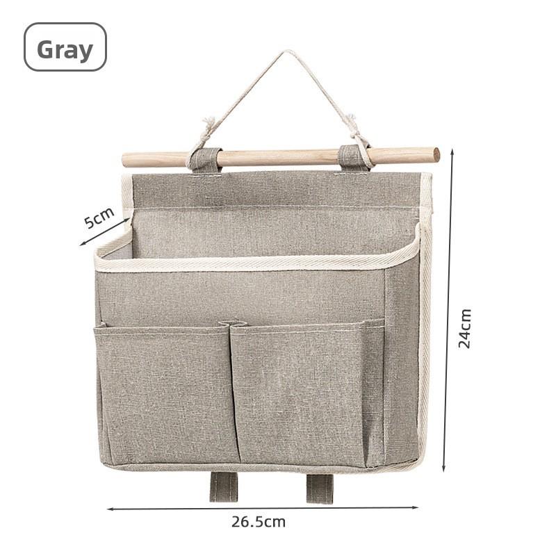 Wall Mount Storage Bag For Bedroom Organizer With Large Capacity For Dorm Room And Closet Use