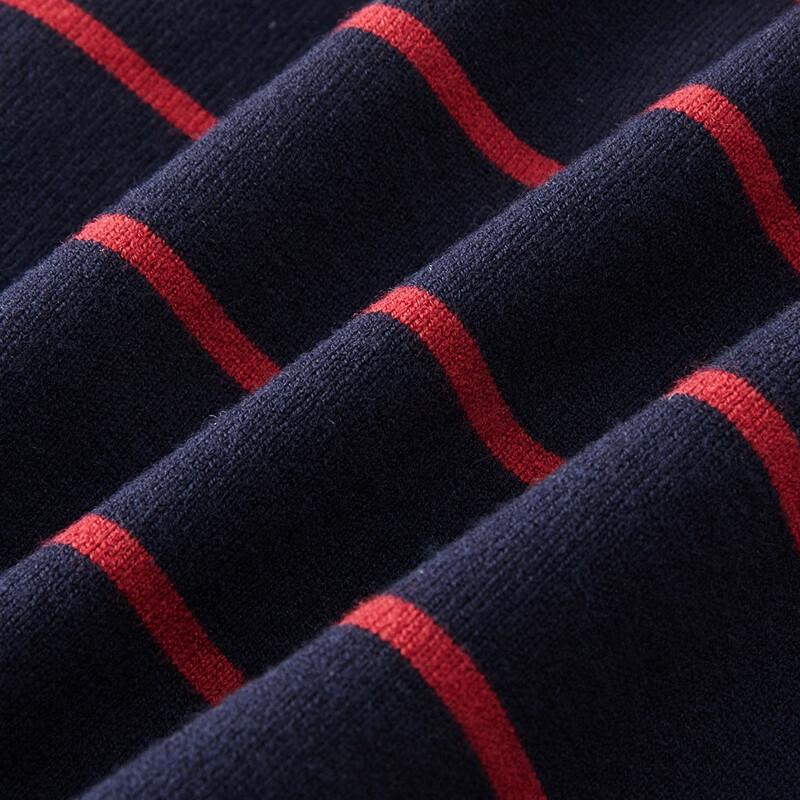 Demana Women's Striped Lapel Knit Top