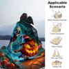 1pc Lively Pumpkins and Ghosts Blanket  Soft Warm for Home Decor, Living Room, Travel, Camping, Car Blankets, Beach