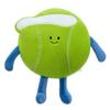 Cartoon Style Tennis Ball Pillow With Soft Plush Cover For Children