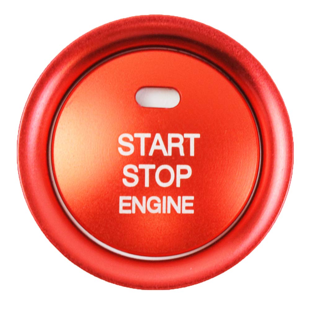 NES Company Start Button Cover Ring Red 2P Set for Mazda Atenza Axela CX-4 CX-5 Engine Switch