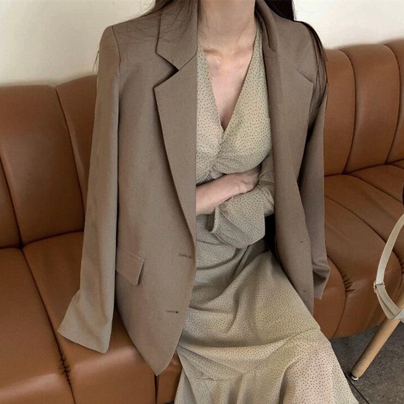 Suit Jacket for Women Spring Women's Clothing Small Pink Casual Student Suit for Women Jackets & Coats Women’s