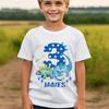 Personalised Dinosaur 3rd Birthday Kids T-Shirt Name Gift Boys Girls Top1#TA-195