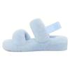 Fluff Shearling Plush Slippers Women's Creek Blue 1107953-CRK