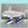 Collectible Shark Plush Toy Super Soft Pp Cotton Fill Decorative Gift For Kids Teens