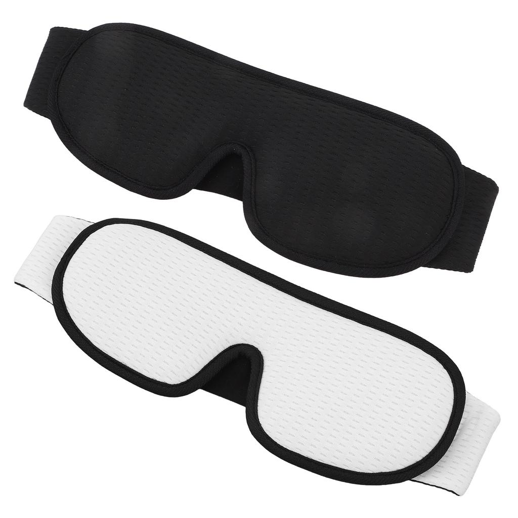 3D Sleep Mask Light Blocking Breathable Lightweight Memory Foam 3D Contoured Cup Eye Mask for Side S