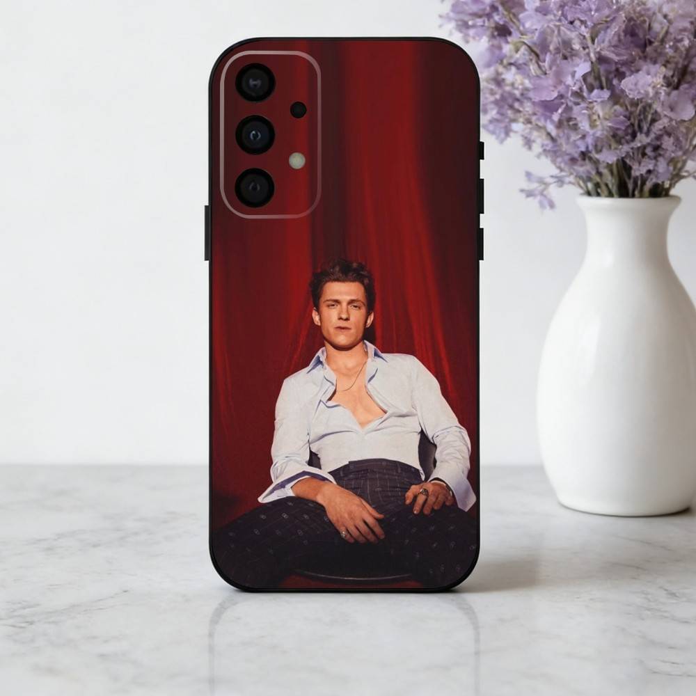 Handsome T-Tom H-Holland Phone Case For Samsung Galaxy A73,A72,A71,A70,A53,A52,A51,Soft Silicone Black Cover